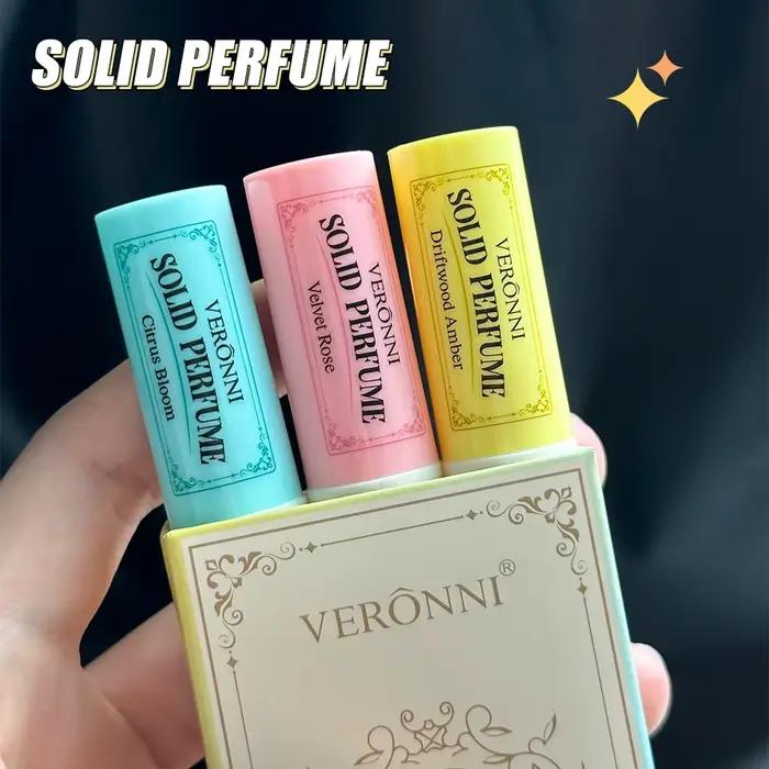 3 bâtons de parfum solides - Parfum longue durée