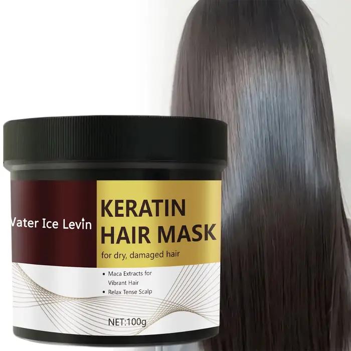 Masque capillaire magique à la kératine, réparation rapide en 5 secondes, cheveux crépus endommagés, doux, lisse, brillant, lissage, hydratant en profondeur, soins capillaires