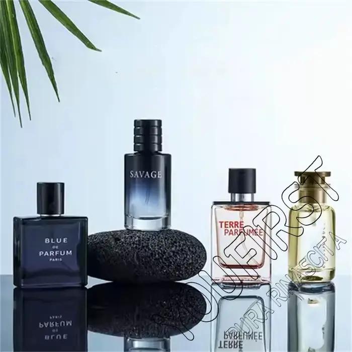 Marque de luxe Parfum hommes Cologne 100ml Parfums Homme coffret cadeau 4 pièces ensemble