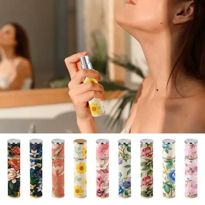 Bouteille de parfum en cuir PU à la mode