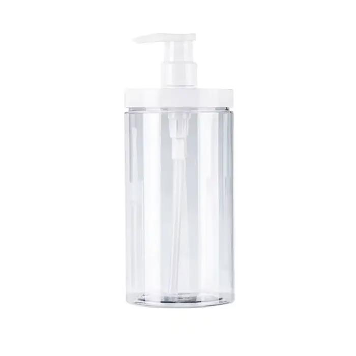 Bouteille de Gel de bain transparente à large bouche