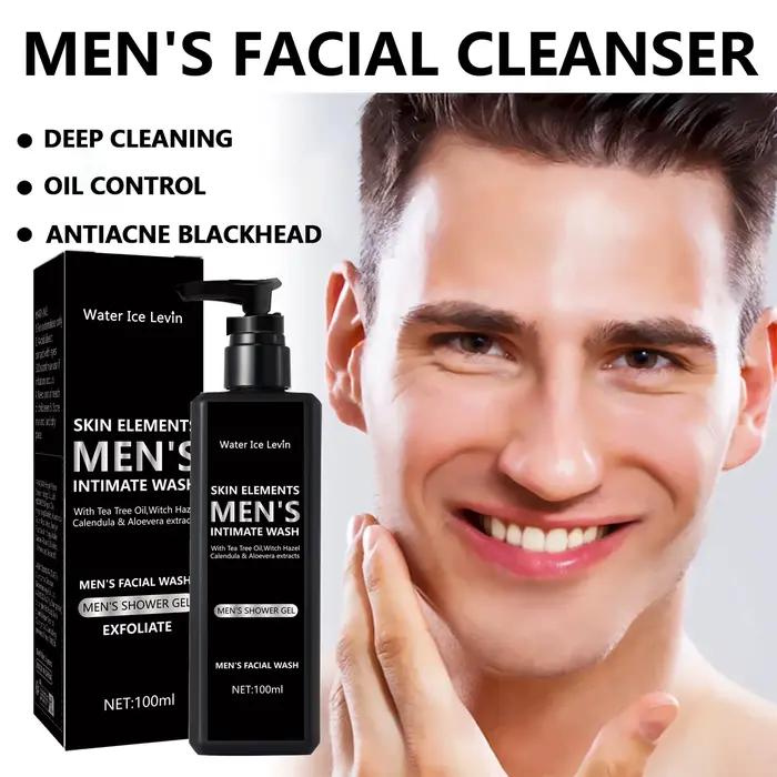 Nettoyant pour le visage pour hommes 100ML pour le nettoyage et le bain quotidiens