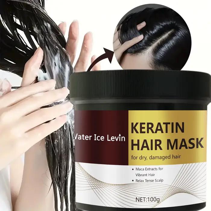 Masque capillaire magique à la kératine, réparation rapide en 5 secondes, cheveux crépus endommagés, doux, lisse, brillant, lissage, hydratant en profondeur, soins capillaires