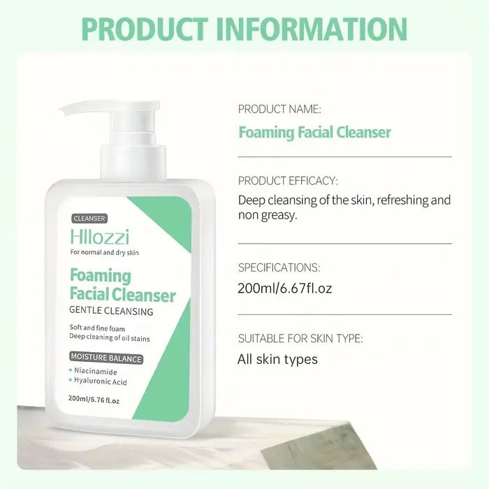Niacinamide nettoyant pour le visage nettoyage acné contrôle de l'huile dissolvant de points noirs rétrécissement des Pores supprimer la graisse soins de la peau