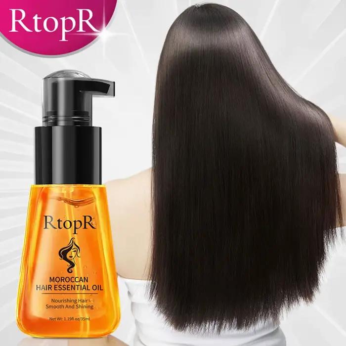Huile capillaire marocaine, réparation nourrissante, cheveux endommagés, améliore les cheveux fendus, élimine rugueux, traitement gras, soins capillaires, huile capillaire d'argan