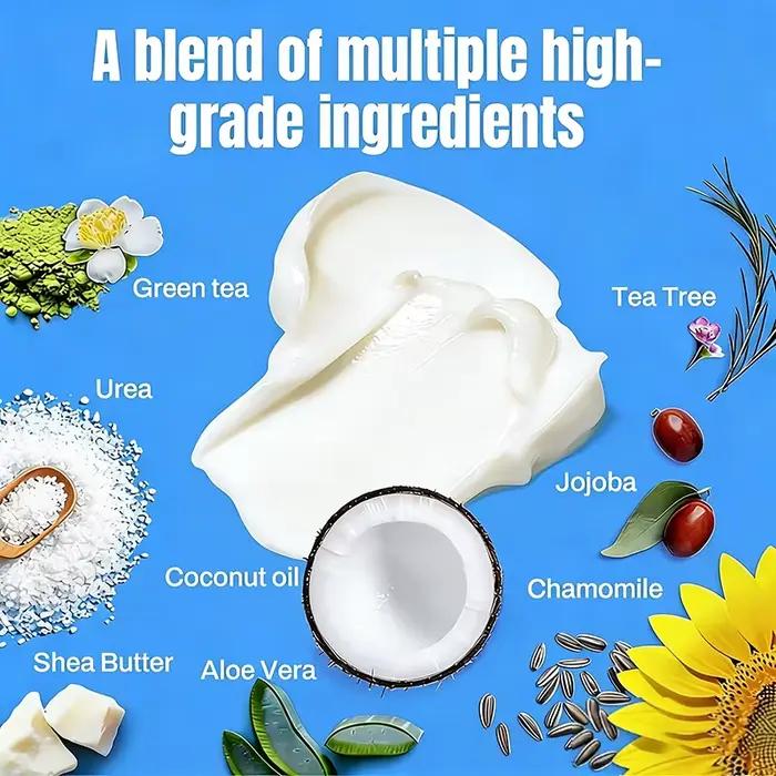 Crème pour les mains et les pieds à l'urée et à l'acide salicylique - Formule naturelle