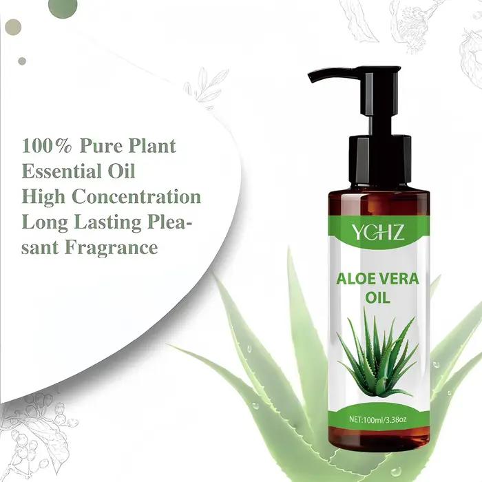Huile d'aloe vera 100% naturelle - Formule à absorption rapide et non grasse