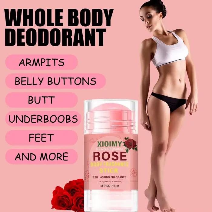 Déodorant parfumé à la rose pour les aisselles