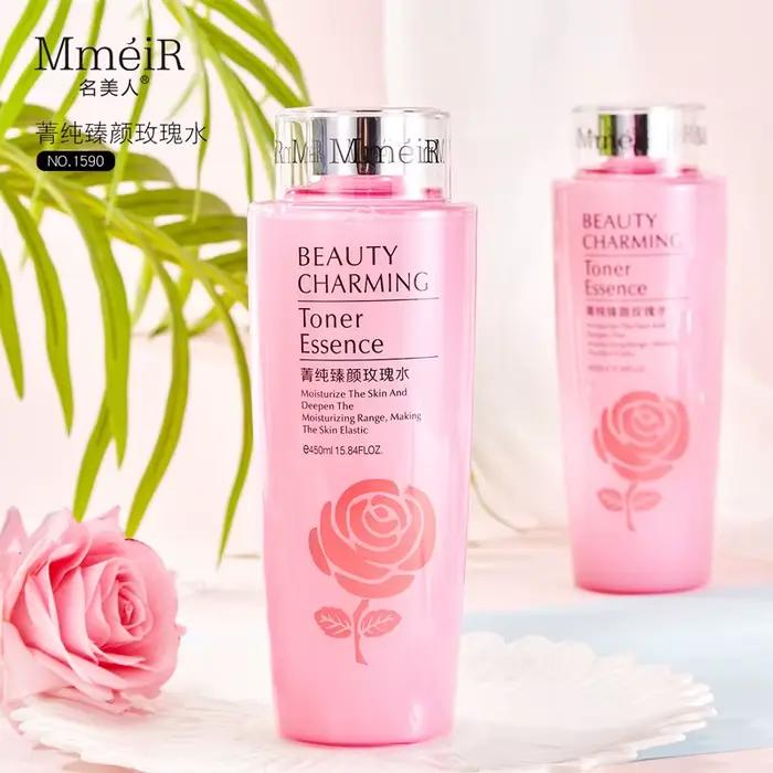 450ml eau de Rose eau adoucissante Toner d'eau