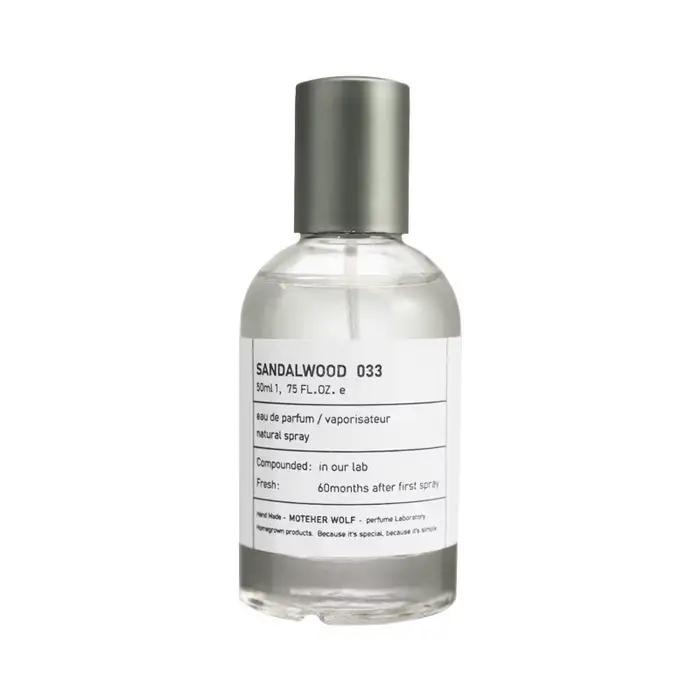 Parfum de laboratoire en bois de santal pour femmes et hommes