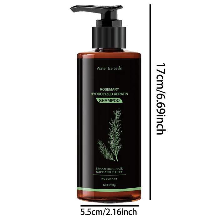 Shampoo à la kératine hydrolysée et au romarin - Frais et non gras