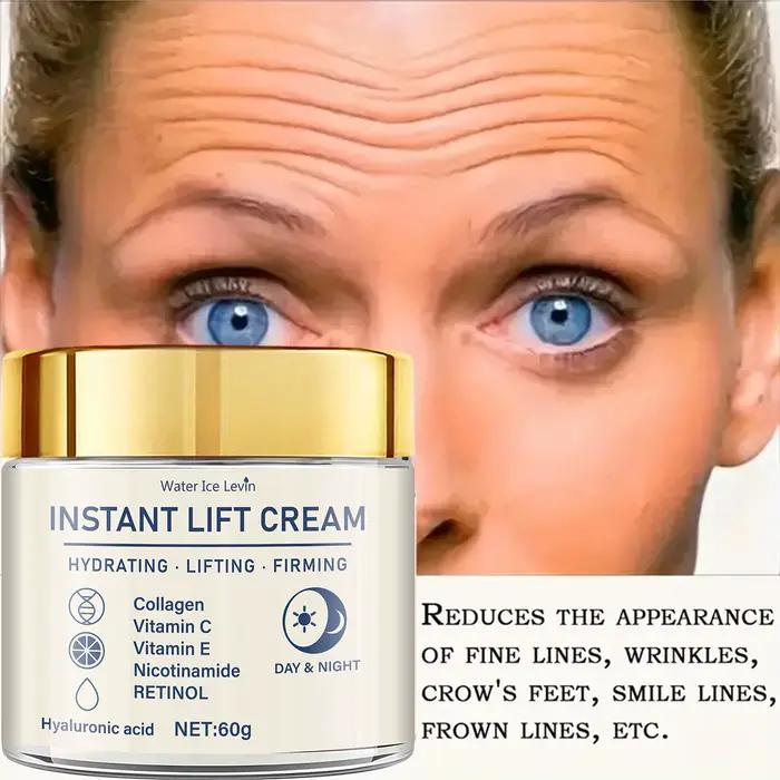 Crème raffermissante et liftante pour le visage - Riche en acide hyaluronique et en rétinol