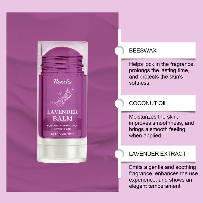 Parfum solide à la lavande Roxelis pour femmes