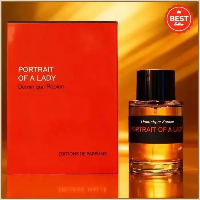 Parfum de niche de luxe 100ML, Portrait of a Lady Eau de Parfum, parfum à la rose et au patchouli, parfum longue durée pour femmes