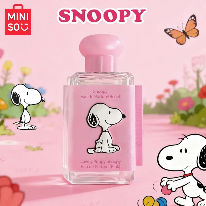 MINISO & SNOOPY femmes parfum Original luxe fruité parfum Floral pour femme Spray 30ML fille cadeau