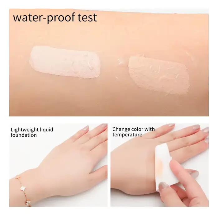 Crème de fond de teint liquide imperméable