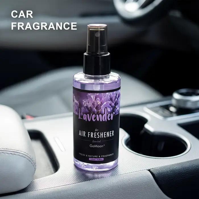 Spray de parfum pour voiture haut de gamme à la lavande naturelle, 120 ml/4,06 oz, parfum longue durée, adapté à la maison et à la voiture
