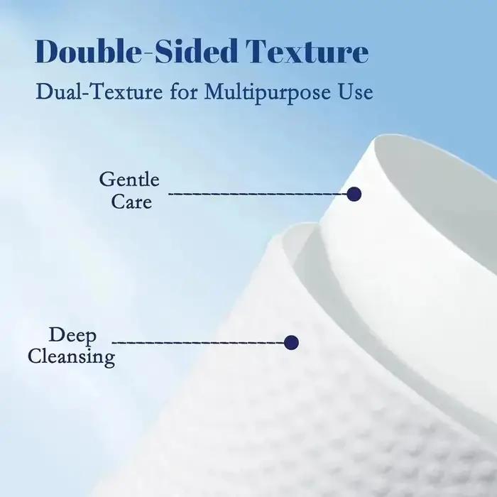 Serviettes jetables pour le visage, lingettes nettoyantes épaisses et grandes, démaquillant exfoliant, soins de beauté, voyage