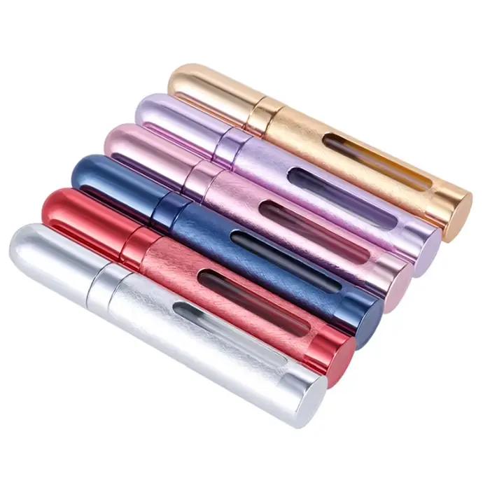 Flacon de parfum 12 ml, petit flacon vide en verre portable pour échantillons, ustensiles cosmétiques, petit flacon pulvérisateur, flacon vide à pression, distributeur