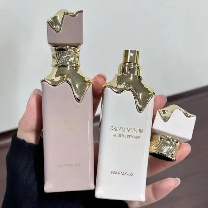 Parfum Crème Gaufrette Arabe pour Femme, Caramel Vanille Gourmand, Eau de Toilette Longue Durée, Frais, Floral, Fruité, Charme Neutre