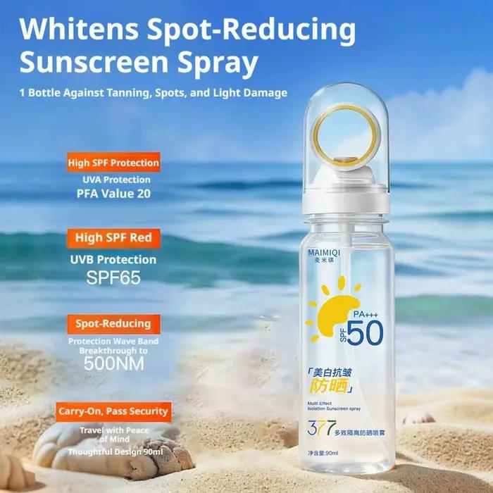 Crème solaire à haute protection SPF50+ SPF90+ PA+++ Imperméable Résistante à la transpiration Hydratation longue durée 50g/90ml