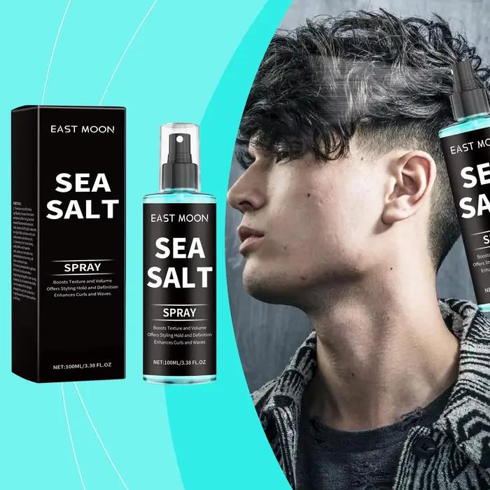Spray coiffant au sel de mer, améliore la qualité, élimine les frisottis, contrôle durable, huiles v