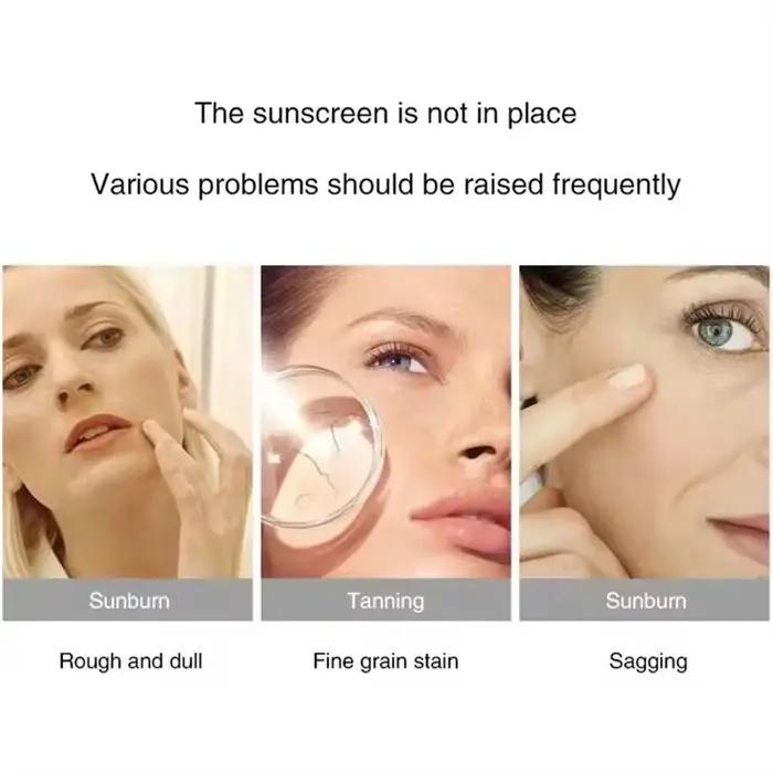Crème solaire pour le visage et le corps éventuelles F50 +
