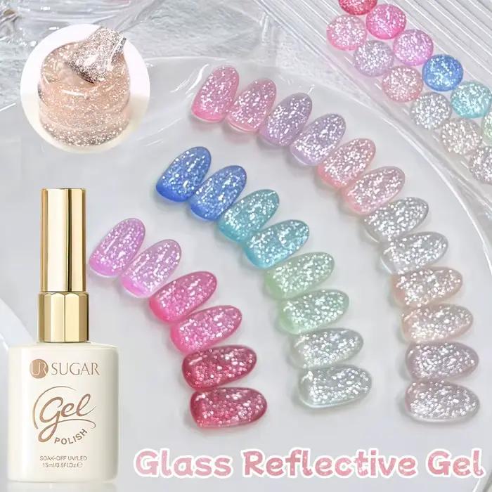 UR SUGAR 15ml Vernis à ongles gel réfléchissant effet eau UV LED