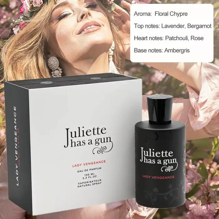 100ml parfum dame VENGEANCE par Juliette a un pistolet