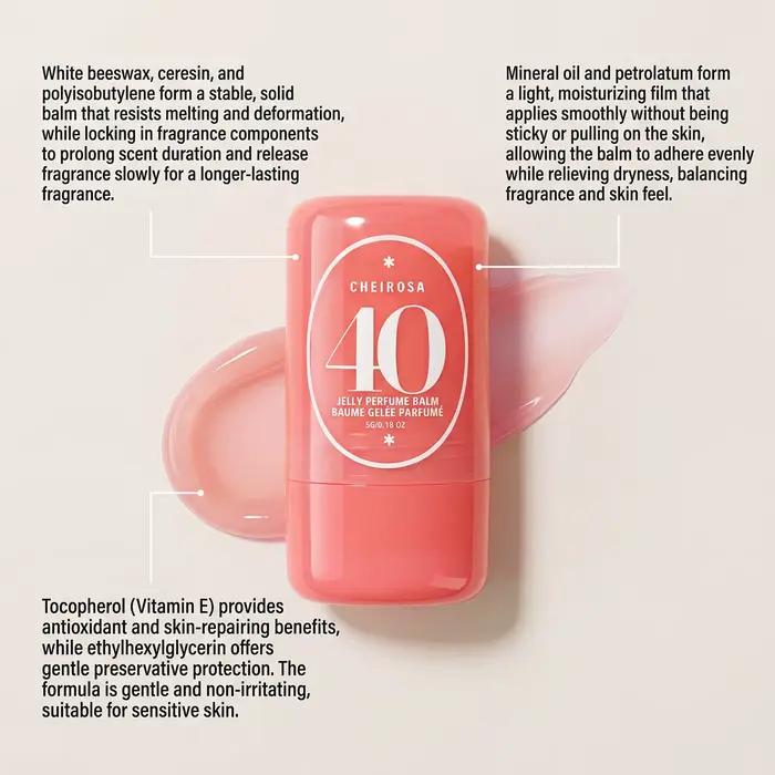 Série de baumes parfumés solides | Parfum portable