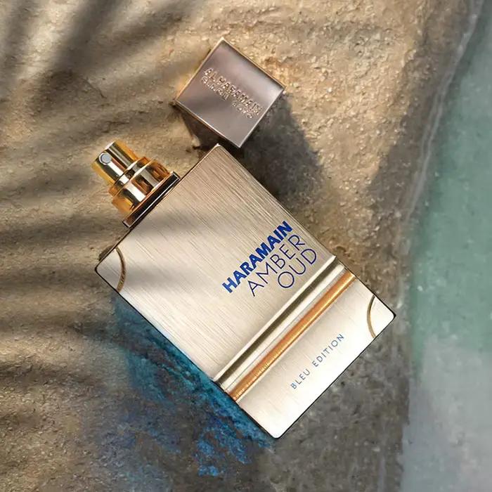 60ml arabe dubaï moyen-orient parfum unisexe Eau De Toilette rubis or bleu édition durable charmant Haramain ambre Oud Spray corporel