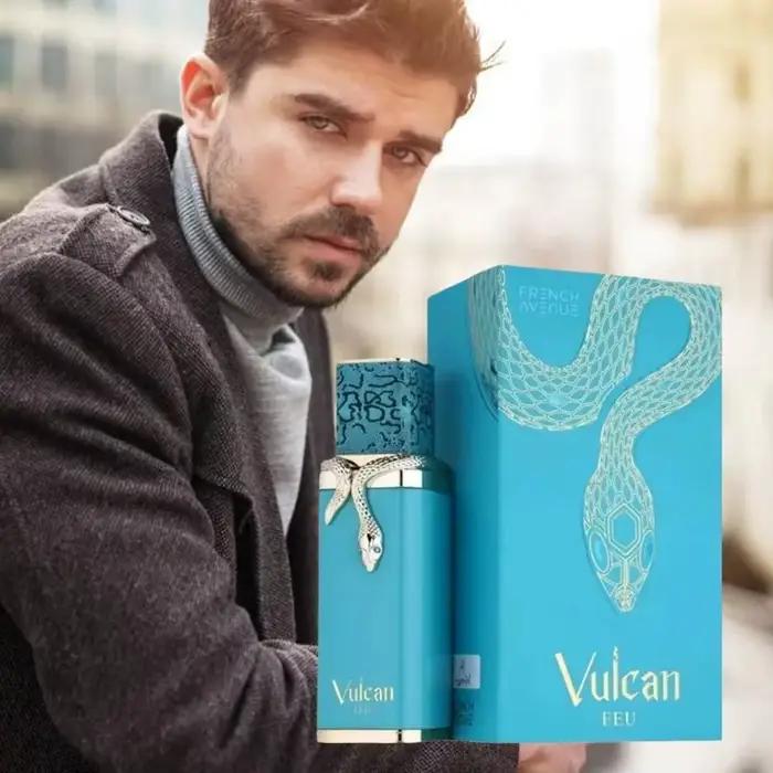 Parfum unisexe longue durée Fragrance Vulcan Feu, parfum arabe du Moyen-Orient, Dubaï, Eau de Parfum pour homme et femme, luxe