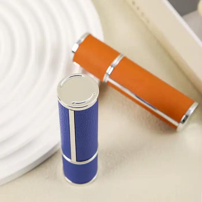 Mini flacon de parfum en cuir de 5 ml vaporisateur rechargeable pour femmes et hommes, occasionnels et voyages
