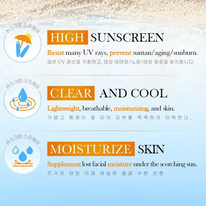 Spray solaire rafraîchissant SPF 50