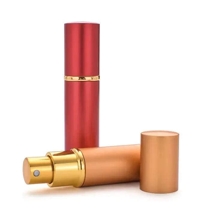 Bouteille de parfum en aluminium rechargeable de 10ml