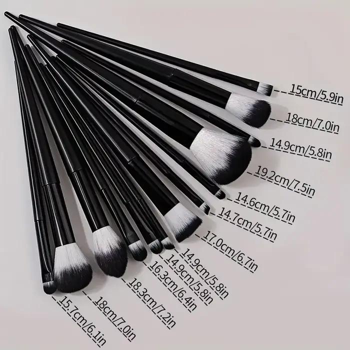 Ensemble de pinceaux de maquillage professionnels, 13 pièces, détails doux, Blush, surligneur, fond