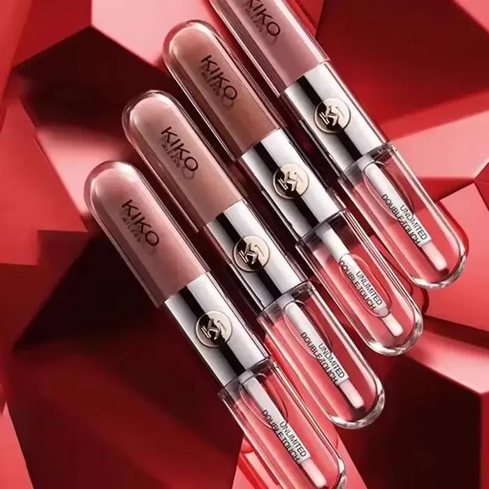 Maquillage tendance KIKO, gloss à lèvres liquide 3D, nourrissant, lèvres pleines, longue tenue, ne s'estompe pas, rose rouge vif, brillant miroir, rouge à lèvres