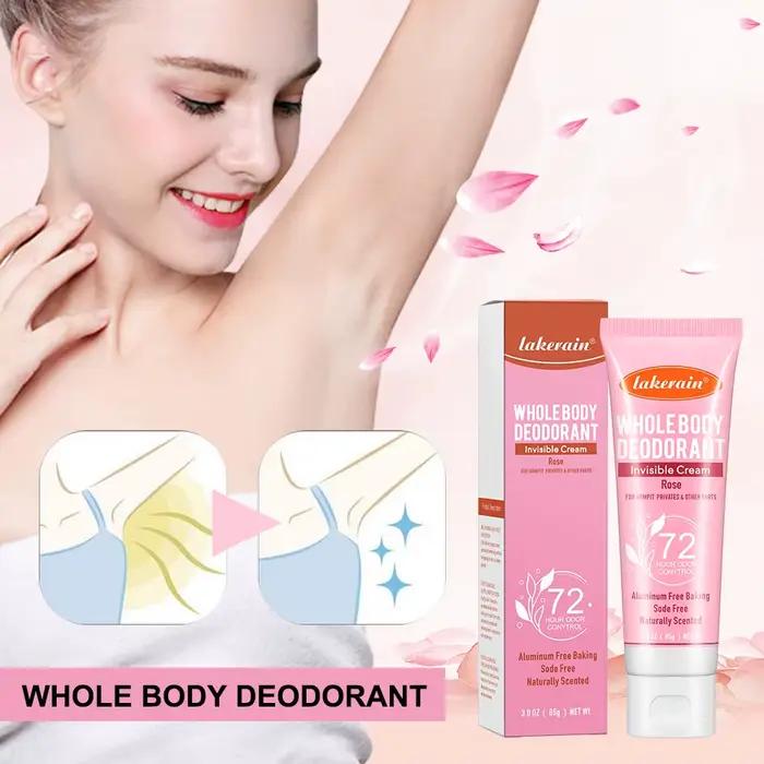 Crème déodorante corporelle 72 heures, déodorant corporel parfumé aux fruits, déodorant longue durée, contrôle des odeurs, parfum aromatique