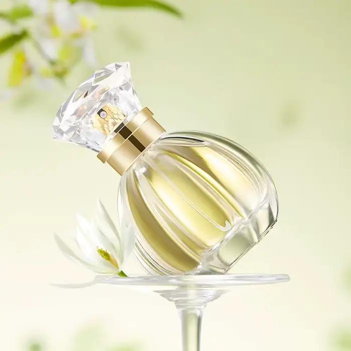 Parfum unisexe de luxe, longue tenue, riche en notes de magnolia et de gardénia, eau de toilette, frais, sophistiqué, romantique, parfum botanique, 50 ml