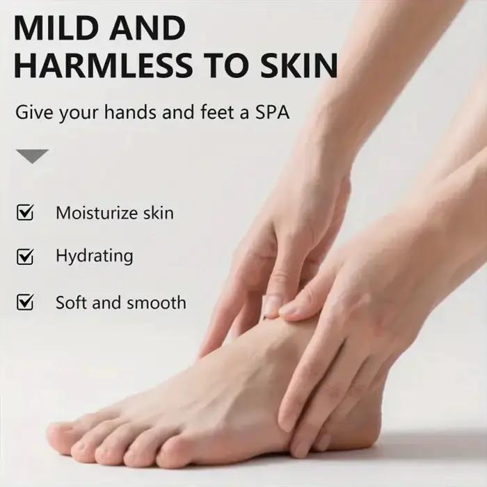 Crème pour les pieds à l'huile d'arbre à thé à l'aloe vera, Centella Asiatica, huile de mentholique et de menthe verte, hydrate et nourrit, adoucit les pieds