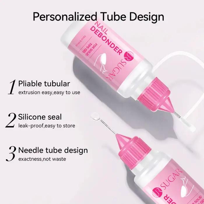 Dissolvant et détachant rapide pour faux ongles en gel solide, pour ongles à presser et faux ongles | Outil de manucure rapide