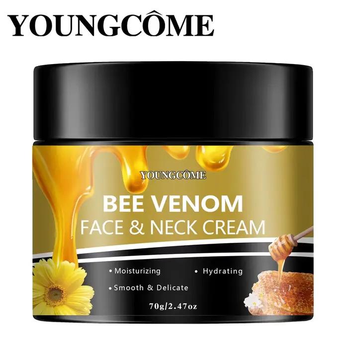 Crème hydratante pour le visage et le cou au venin d'abeille