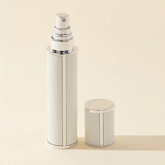 Bouteille de parfum en cuir PU à la mode
