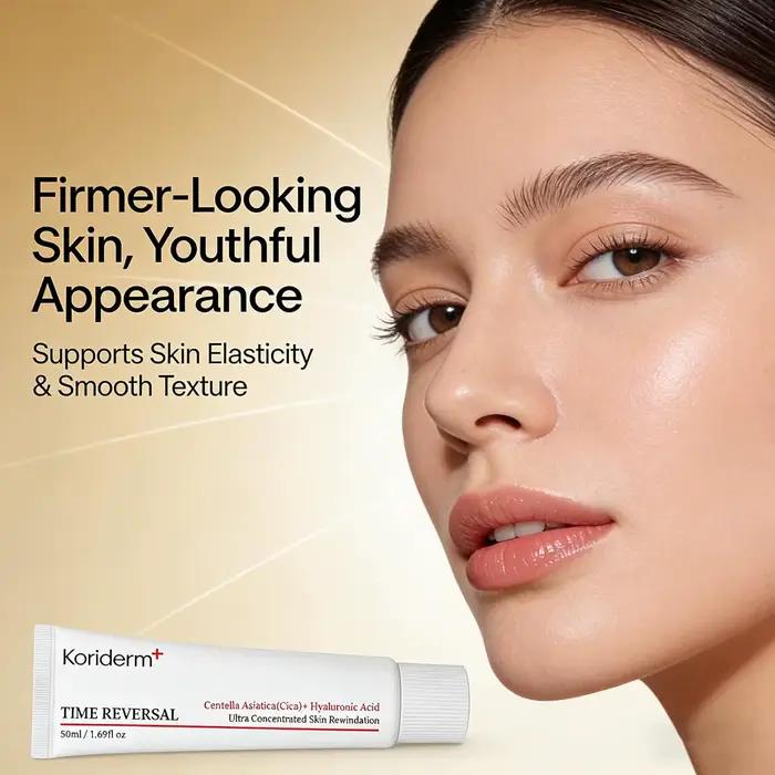 Crème hydratante tout-en-un Koriderm 50 ml - Crème visage apaisante et hydratante en profondeur à la Centella Asiatica et à l'acide hyaluronique