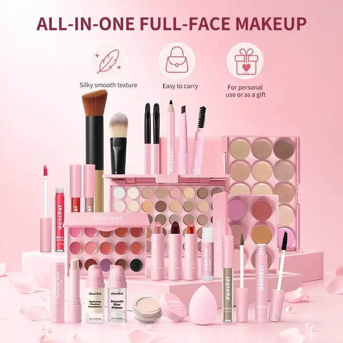 Ensemble de maquillage tout-en-un comprenant tous les cosmétiques