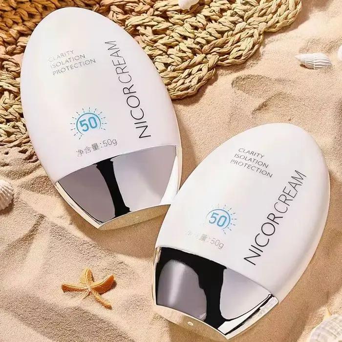 50ml imperméable à l'eau visage corps crème solaire