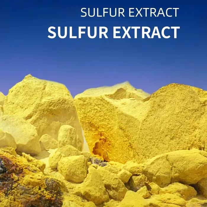 Savon nettoyant rafraîchissant au soufre 100g, contient du soufre, extrait de feuille d'aloe vera, nettoie en profondeur, hydrate et élimine les impuretés du visage, rafraîchit et contrôle l'excès de