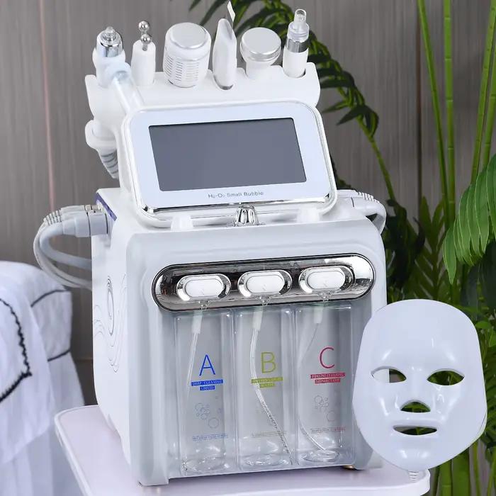 Appareil de nettoyage de la peau et d'élimination des points noirs 7 en 1 H2O2