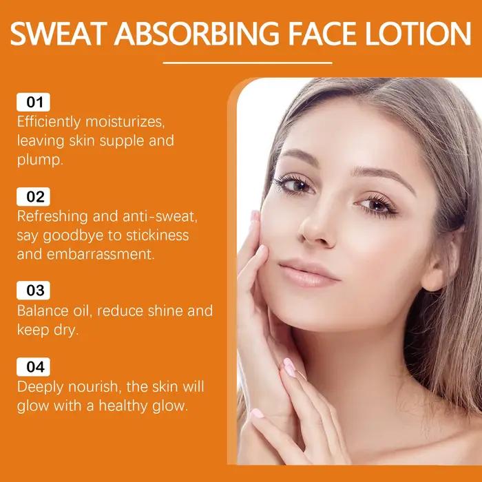 Crème hydratante pour le visage, absorbant la sueur, gratitude pour le contrôle de l'huile, améliore la rugosité, réétiquette durable, prévient les Evergging, pores