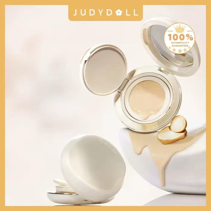 Judydoll Fond de teint coussin hydratant, rosée et hydratant, léger et respirant, couverture constru